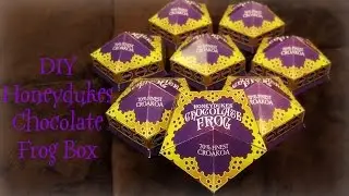 DIY Harry Potter Chocolate Frog Box Tutorial