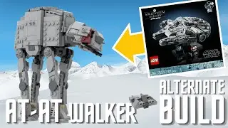 LEGO Midi-Scale AT-AT Walker: Review of Alternate Build from #75375 Millennium Falcon