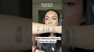 NEW DANESSA MYRICKS COLORFIX STICKS | Swatches & Try-on #danessamyricksbeauty #newmakeup #eyeshadow