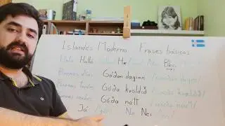 Aprende el IDIOMA ISLANDES MODERNO Frases b&aacute;sicas para conversaci&oacute;n en island&eacute;s I