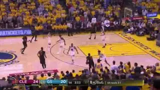 J.R. Smith Block Leads To Kyrie Irving Shake n Bake Lay up!