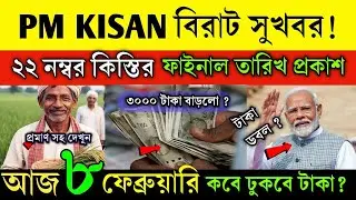 সুখবর ! পিএম কিষাণ টাকা দ্বিগুণ বাড়লো | পিএম কিষান ২২ কিস্তির টাকা কবে দেবে | ২০০০ বদলে ৪৫০০ টাকা 