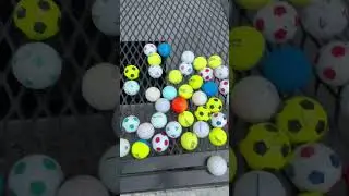 'Cleaning golf balls time lapse'