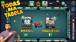 TODAS NA TABELA BRASIL X PAQUIST&Atilde;O NO 8BALL!8BALL POOL