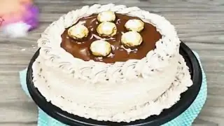 Pastel de caja modificado /Pastel de Ferrero facil y riquísimo #reposteandoconsarita