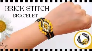 Easy Beaded Boho Style Bracelet Tutorial: Master Brick Stitch Technique