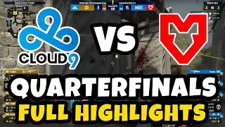 Cloud9 против Mouz &mdash; четвертьфинал IEM RIO 2022 &mdash; этап чемпионов &mdash; все основные моменты &mdash; CS:GO