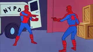 Spider-Man (1967) - Spider-Man Pointing at Spider-Man Full Scene 4K