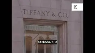 1970s New York Tiffany Shop, Jewellery, 4K