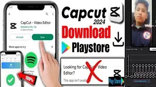 😍 capcut download play store || how to download capcut in android 2024 || capcut download