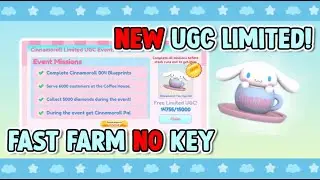 New Free UGC My Hello Kitty Cafe Script &bull; Fast Auto Farm 2025 (Cinnamoroll Tea Cup Hat)