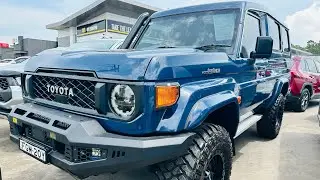 Legendary Toyota Land Cruiser 70 Military GL &mdash; 2.8L Turbo Diesel Auto Troop Carrier in Midnight Blue