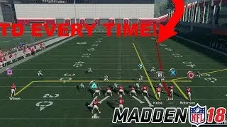 COVER 3 AND 4 BEATER! MADDEN 18 MONEY PLAY! SUPER EASY. TOUCHDOWN EVERY TIME!
