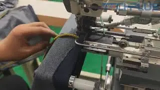 Automatic Jean Bottom Hemming Sewing machine #Garment factory #Pants #China factory direct Seller