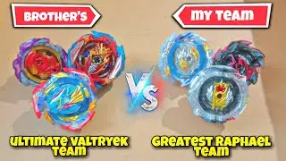 ultimate valtryek team vs greatest raphael team beyblade fight | pocket toon