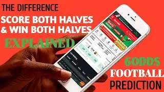 Win Both halves and Score both halves football betting strategy Explaind| the difference #tips&trick