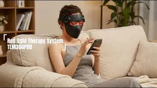 TLM300PRO New Shark Silicone Red Light Therapy Mask | Advanced LED Facial Treatment