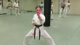 27 Movements. Brown Belt working on Focus, Strength & Self discipline. Stays in a strong stance.