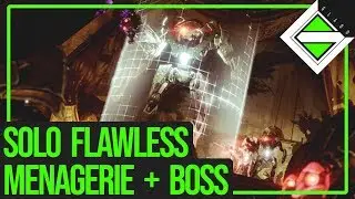 SOLO Flawless Menagerie + Boss (No Gauntlet Cheese) | Destiny 2
