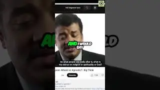Neil Degrasse Tyson's Journey Started as an Agnostic Atheist  - #God #Religion #Faith #Bible #Quran