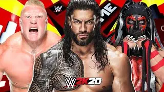 BROCK LESNAR vs ROMAN REIGNS vs FINN BALOR DEMON Extreme Rules WWE 2K20