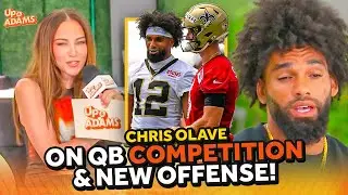 WR Chris Olave on Saints NEW Offense with Kellen Moore, QB Competition with Rattler & Shough, & More