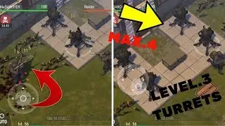 FOUR LEVEL.3 TURRETS VS. The RAIDERS - Last Day on Earth