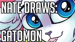 Nate Draws #14: Gatomon