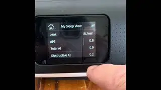 How access advanced sleep report on an Airsense 11 Resmed CPAP.