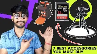 7 Best DSLR Camera Accessories For Beginner Photographer In 2021 [Hindi]