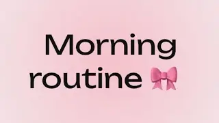 mini morning routine vlog!🧸