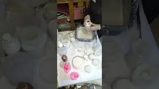 Estrazione Stampi Polvere di ceramica Kera Blanc Gesso ceramico