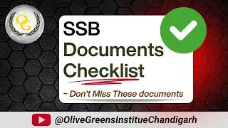 Documentation Required While Proceeding for SSB