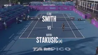 Alana Smith (USA) vs  (4) Marina Stakusic (CAN) - Game, Set and Match