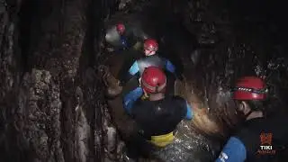 Espeleobarranquismo Cueva de Valporquero Sima de Perlas #150820 01 TIKI Aventura