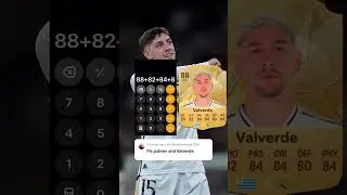 Is valverde ovr correct in fc 25#fc25#football#foryou#fifa