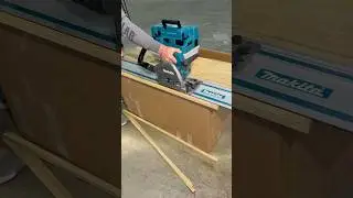 Makita XGT 40V Max Tracksaw and Extractor, paired seamlessly with AWS for wireless dust vac control
