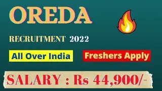 OREDA Recruitment 2022