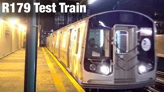 ⁴ᴷ New R179 Test Train on the N and G Lines