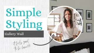 DIY | HOW TO HANG PICTURES | GALLERY WALL IDEAS | HOME DECOR | EASY AFFORDABLE DECOR | LIVING ROOM