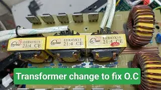 Inverter Welding machine O.C fault change transformer to fix that