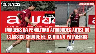 Imagens da pen&uacute;ltima atividade do S&atilde;o Paulo antes do Choque-Rei! 🔥⚽ #SPFC