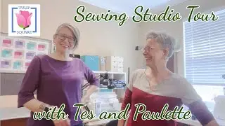 New sewing room and studio tour as promised!