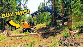 Расчистил землю как по волшебству! Купите этот экскаватор John Deere!