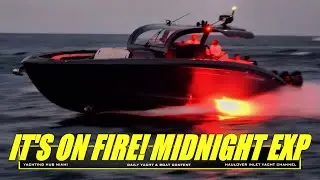 MIDNIGHT EXPRESS BURNING UP AT HAULOVER INLET | NIGHT CAPTURES ARE BACK! | ITS GAME OVER AT HLVR