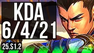 XIN ZHAO vs NIDALEE (JGL) | KR Master | 25.S1.2