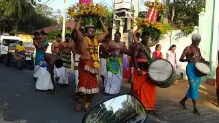 Karakam dance at Jaffna, Valvettithurai in 2015