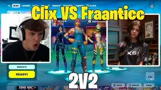 Clix Faxuty VS Fraanticc Vet 2v2 Zonewars (Fortnite Wager)!