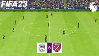 FIFA 23 | Liverpool vs West Ham United - English Premier League 23/24 Season - Full Match & Gameplay