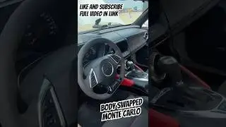 🔥 1987 Monte Carlo SS Body Swap Transformation! #montecarlo #bodyswap #hotrodpowertour #fyp #viral
